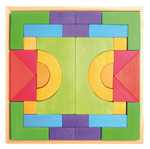 Деревянный конструктор "Базовый", поддон, 30 деталей