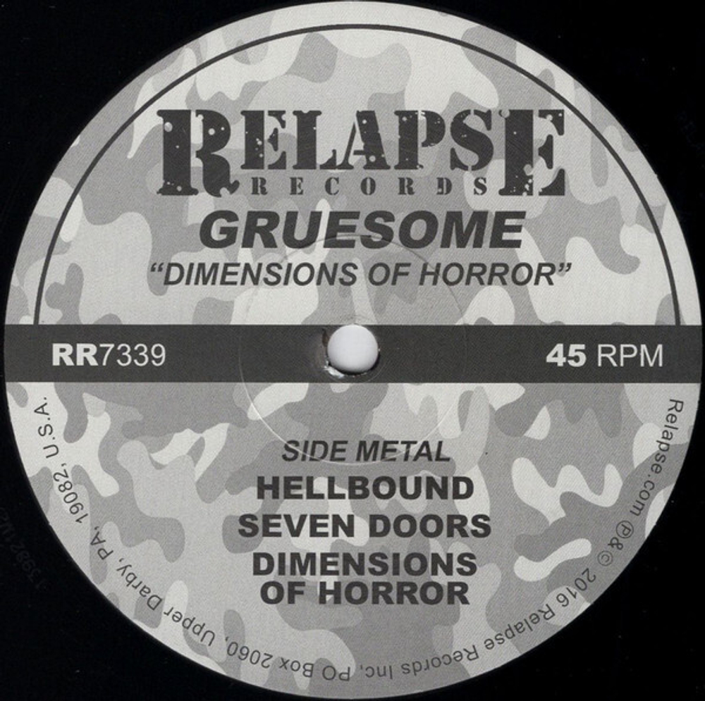 Gruesome / Dimensions Of Horror (12" Vinyl EP)