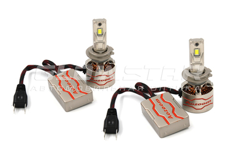 Aozoom P11/H7 с вентилятором 12V 75W 8500Lm (комплект, 2шт)