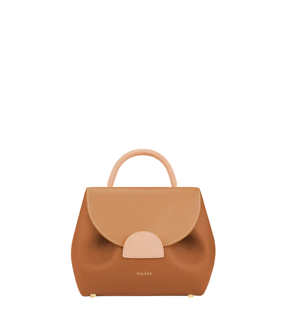 POLENE СУМКА NUMERO UN NANO, ЦВЕТ ВЕРБЛЮЖЬЕЙ ШЕРСТИ