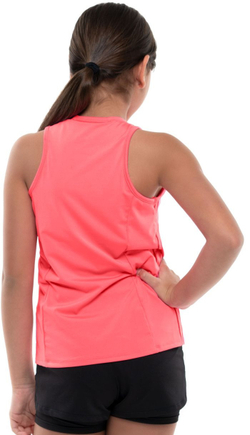 Футболка для девочки теннисная Lucky in Love Core V-Neck Cutout Tank Girls - Розовый