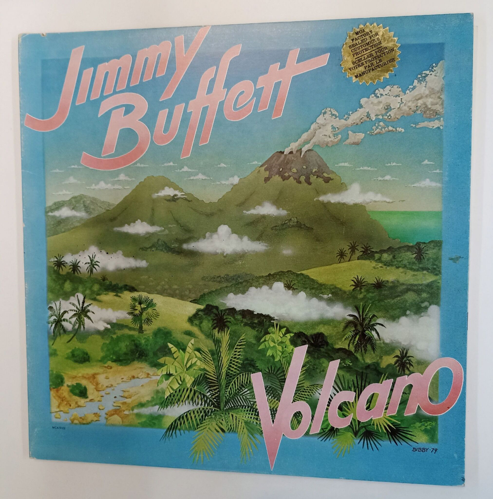 Винтажная виниловая пластинка LP Jimmy Buffett Volcano (USA 1979)