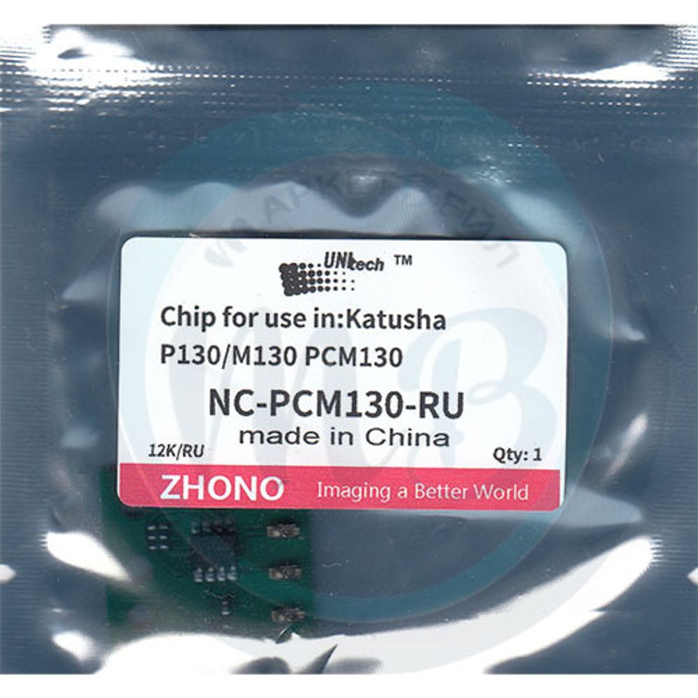 Чип для картриджа Катюша P130/M130 (12К) Drum PCM130 UNItech (Zhono)