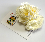 Заколка-автомат Pankigno Design с пионом 6 см