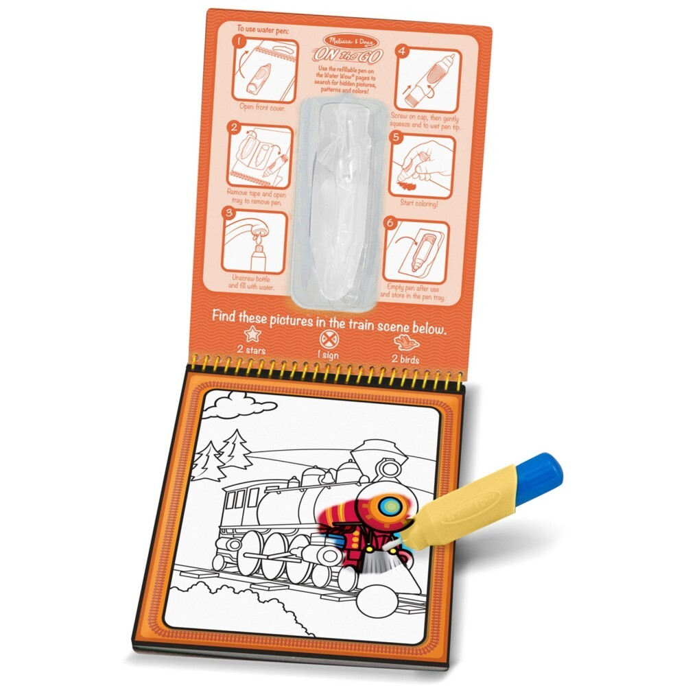 Melissa & Doug - Книжка-раскраска Water Wow! Транспортные средства 20155235
