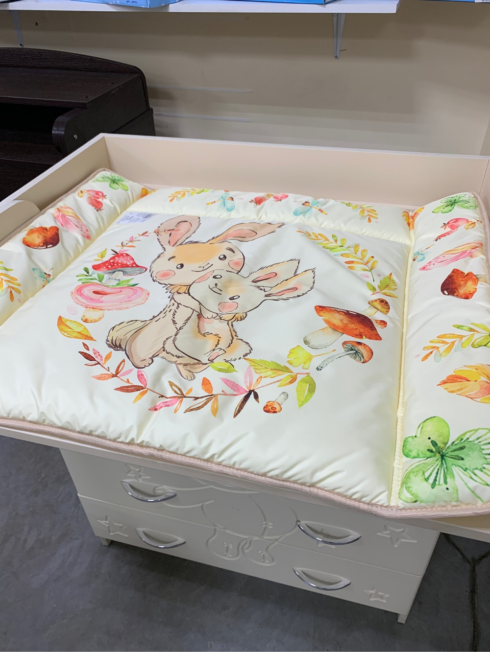 Матрасик для пеленания 800*670 ЗВЕРЯТА (Зайчата) Арт. 0502