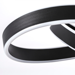 749487 Люстра SATURNO LED 60W 2760LM ЧЕРНЫЙ 3000K