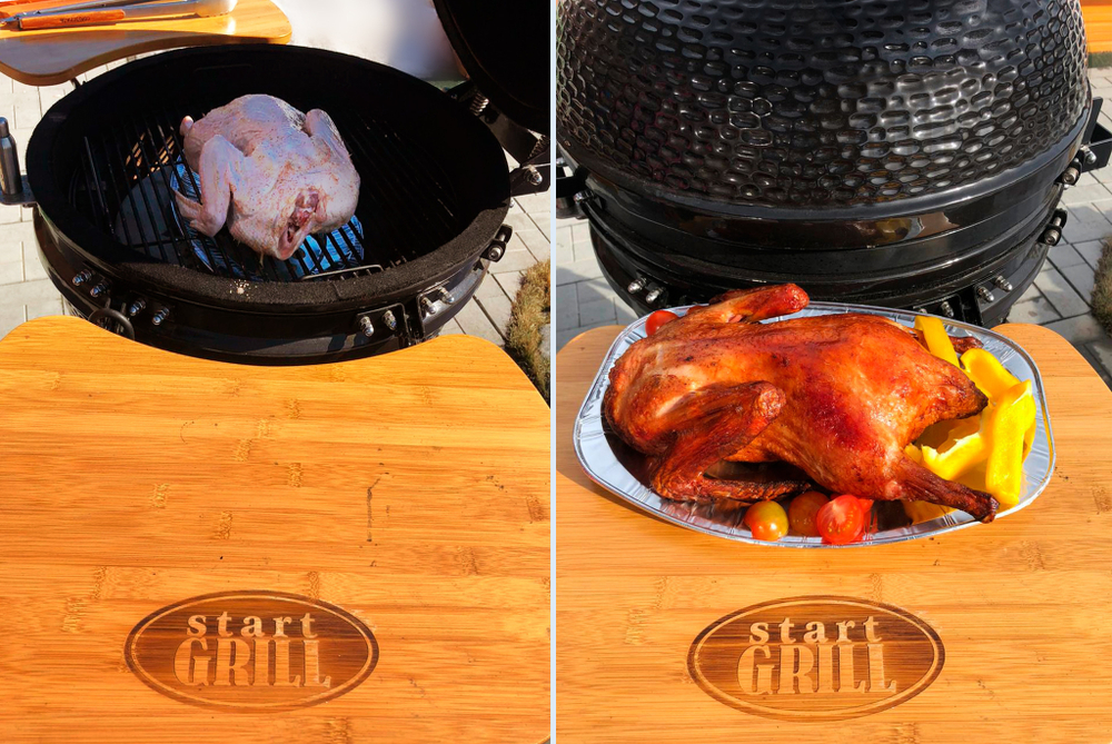 Керамический гриль Start Grill, 57 см./22 дюймов