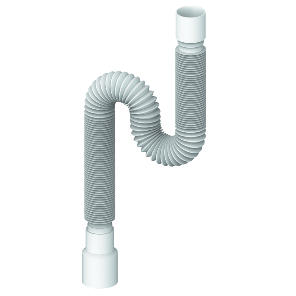 Гофра UNICORN для сифона 1200мм 1 1/2 (Ø40) х (Ø40/50) D 120