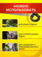 Удлинитель силовой уличный 30 м 3500Вт, ПВС 3х1,5, переносной с 3-мя розетками, строительный, для газонокосилки и триммера