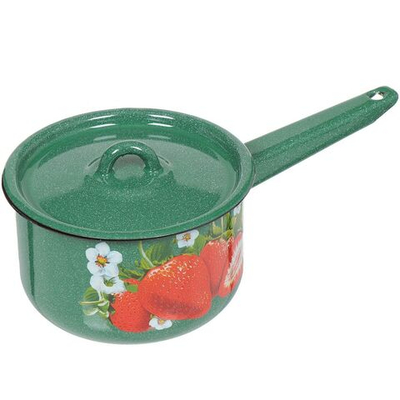 Ковш сталь, эмал, 1.5 л, с крыш, СтальЭмаль, 1с43с, в асс