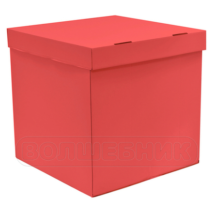 Коробка 60*60*60 см, красная #КВШ04