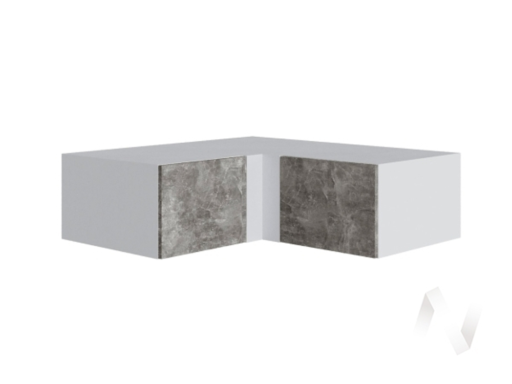 Антресоль угол прямой Мадрид 300 (белый/ателье светлое)