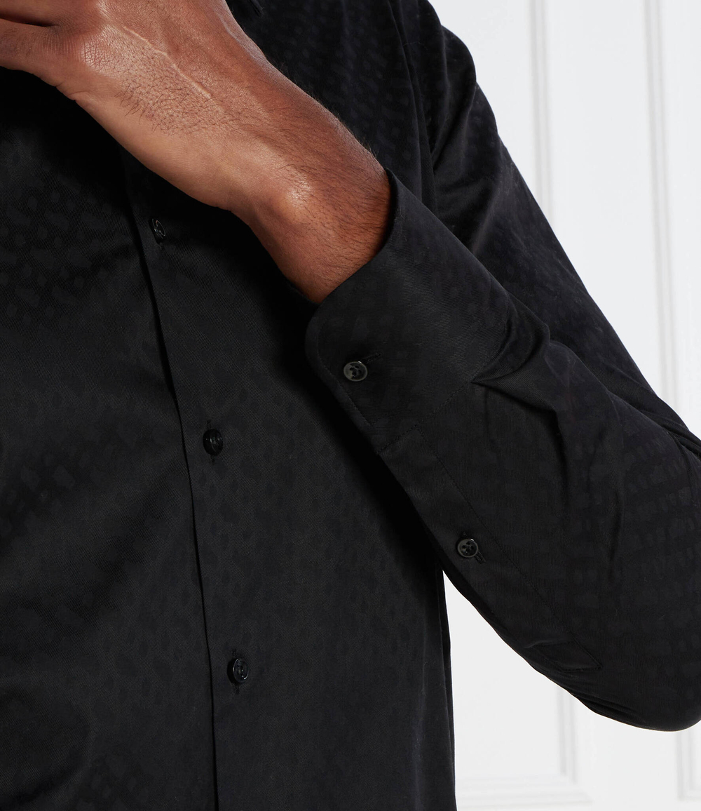 Рубашка H-HANK-kent-C1-214 BOSS BLACK - черный(50473310)