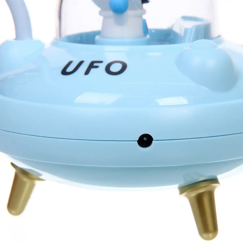 Настольная лампа «Sweet - Полёт в космос» LED 10,8*10,8*21,5 см, USB 3.7v 3w, Голубой