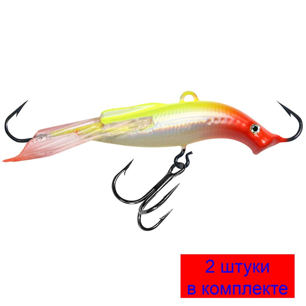 Балансир МИНОГА-7 76mm 102 (оранжевая спинка), 1 штука 20 г