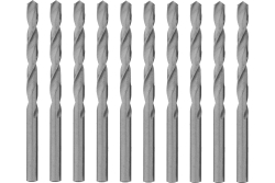 Сверло по металлу, 6,0 мм, полированное, HSS, 10 шт. цилиндрический хвостовик// Matrix (Матрикс)