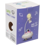 Настольная лампа «Sweet - Полёт в космос» LED 10,8*10,8*21,5 см, USB 3.7v 3w, Белый