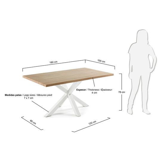 Обеденный стол Arya дуб сонома