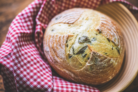 Пшеничный на оливковом масле с базиликом, 430 г