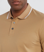 Поло Parlay BOSS BLACK - бежевый(50494697)