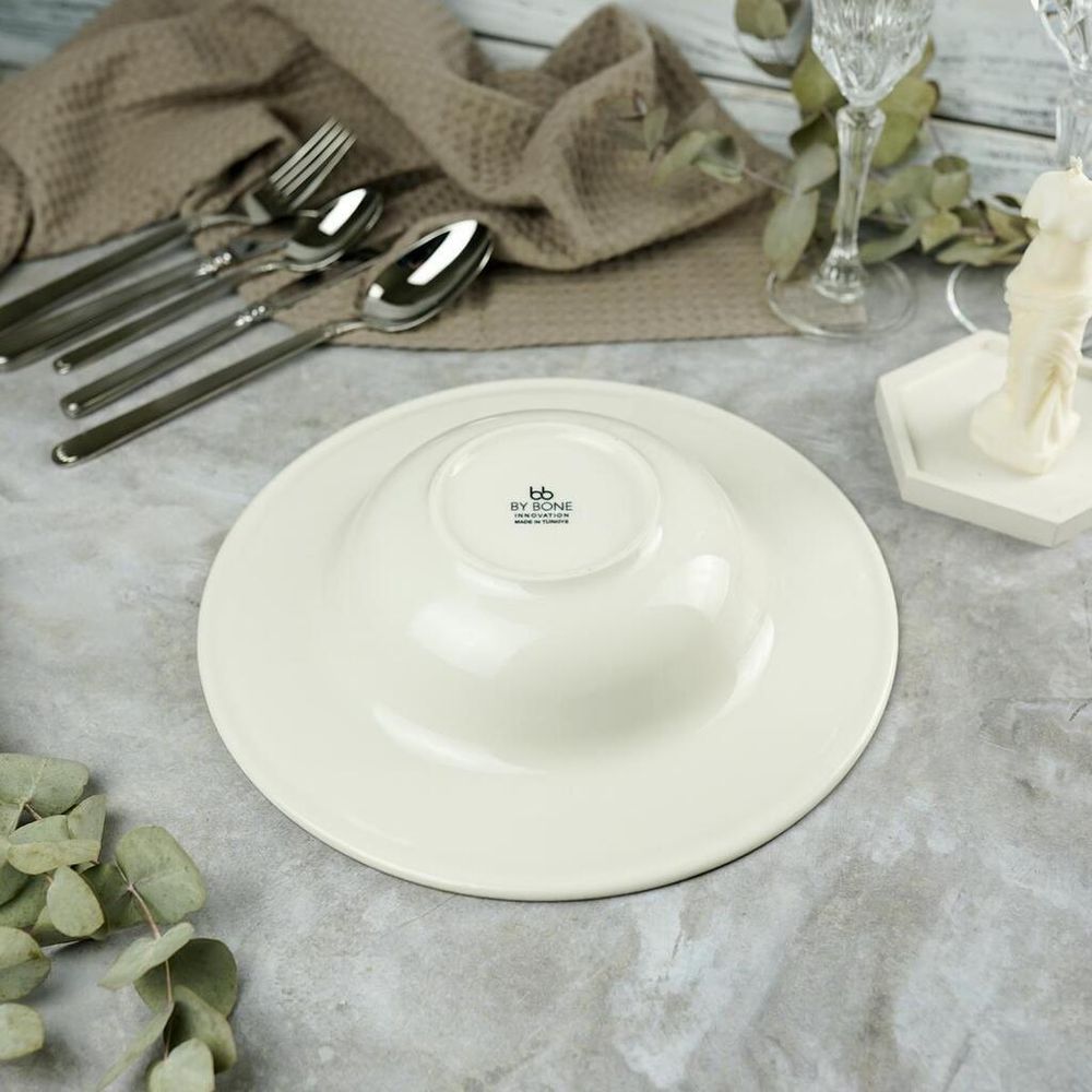 Тарелка глубокая 400 мл d 25 см для пасты, для супа Rome By Bone Innovation [6]