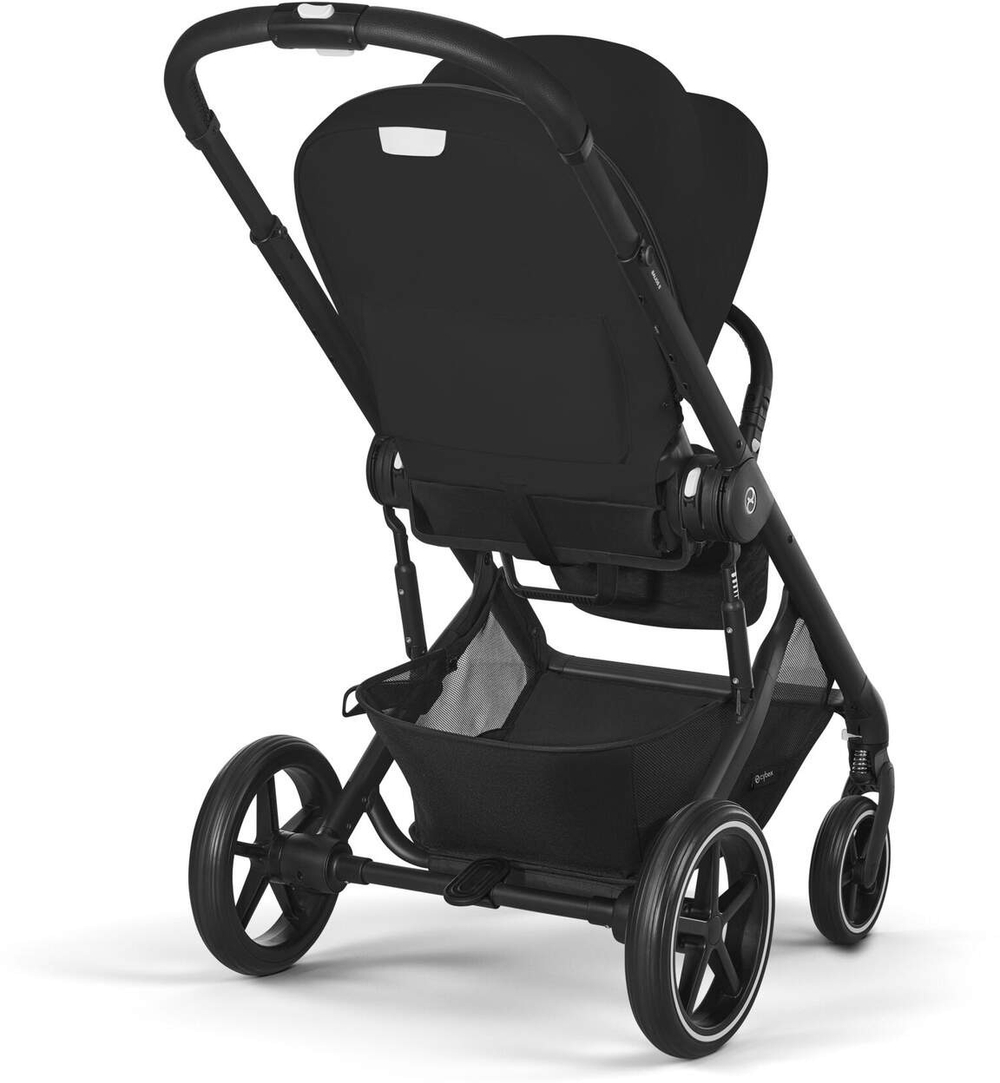 Cybex Детская коляска Balios S Lux BLK 2 в 1 цвет Moon Black