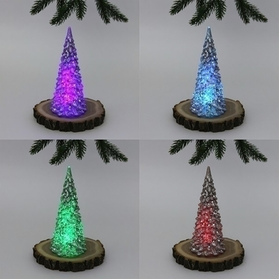 Сувенир с подсветкой «Волшебная красавица» 17 см, Серебро (работает от батареек LR44*3)