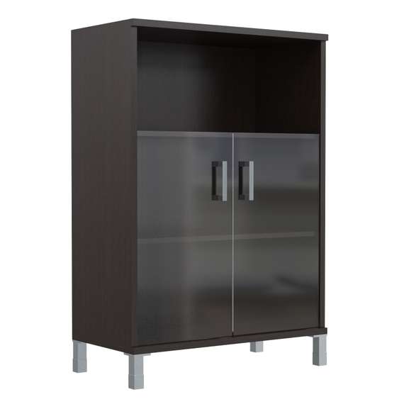 Шкаф средний с малыми стеклянными дверьми B 420.5  900х450х1286 BORN