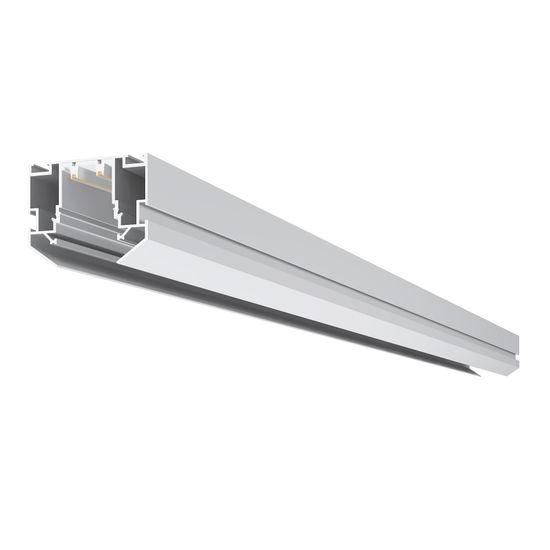 ST046.529.02 Шинопровод 220 под натяжной потолок  ST-Luce Белый Длина 2000мм (Заглушки 2+2 в ком) SKYLINE 220