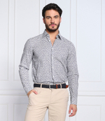 льняная рубашка c-hal-kent-c1-223 BOSS BLACK - белый(50474169)