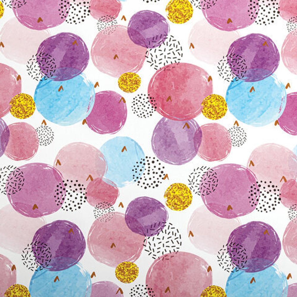 Бумага упаковочная "For Women", 70x100 см, 10 дизайнов ассорти, ЗОЛОТАЯ СКАЗКА, 591915, 1шт