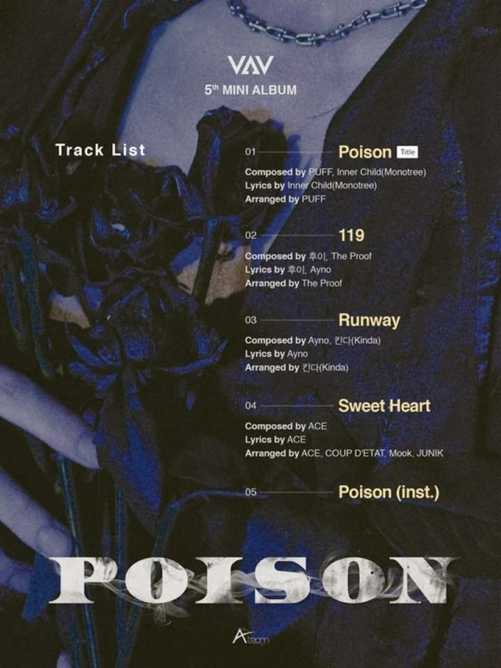 Альбом VAV - Poison 5th Mini Album