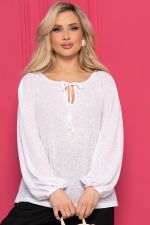 Блуза "Шарм" (белая) Б8569 LT Collection