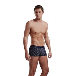 Мужские трусы хипсы темно-синие с принтом Doreanse 1813