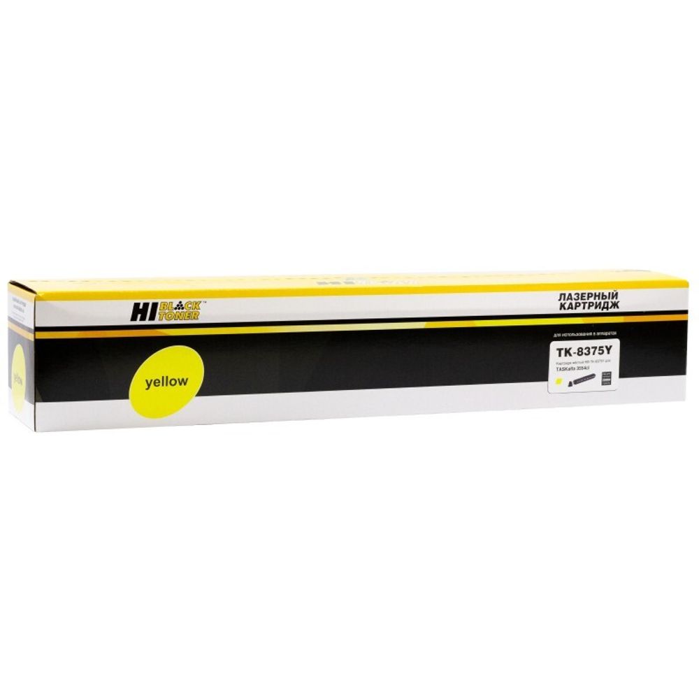 Тонер-картридж Hi-Black (HB-TK-8375Y) для Kyocera TASKalfa 3554ci, Yellow, 20K