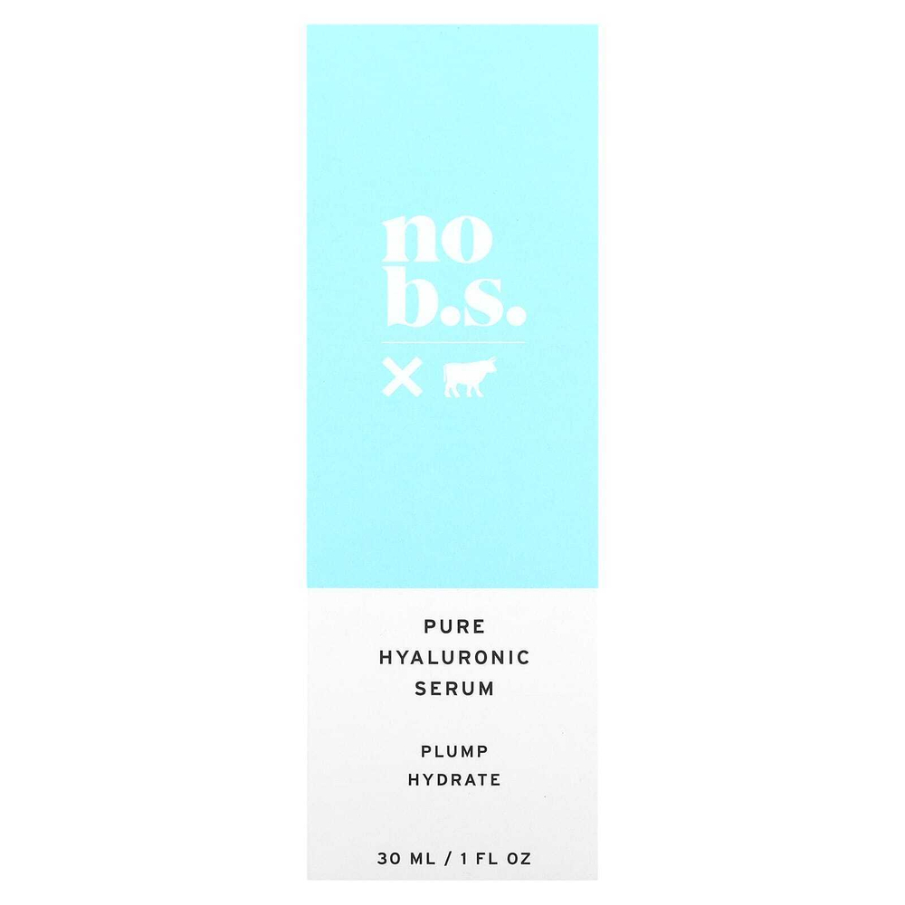 No BS Skincare, чистая гиалуроновая сыворотка, 30 мл (1 жидк. унция)