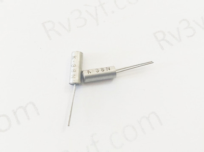 Кварц 38 кГц   3х8 мм, РК308,  12,5 пФ