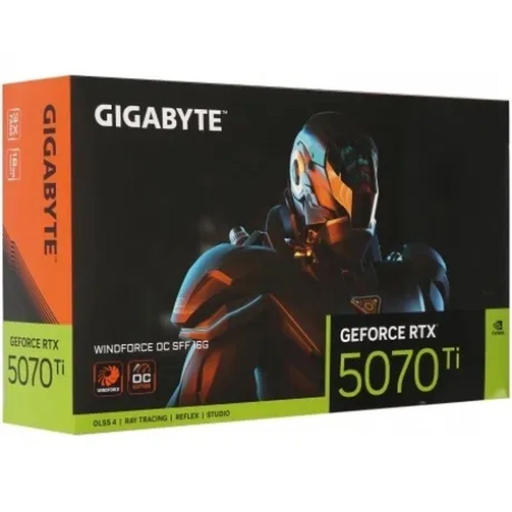 Видеокарта Gigabyte RTX5070Ti WINDFORCE OC SFF 16GB GDDR7 256bit 3xDP HDMI 3FAN RTL