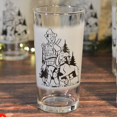 Набор стаканов 6шт 230мл (матовые) Рыбалка