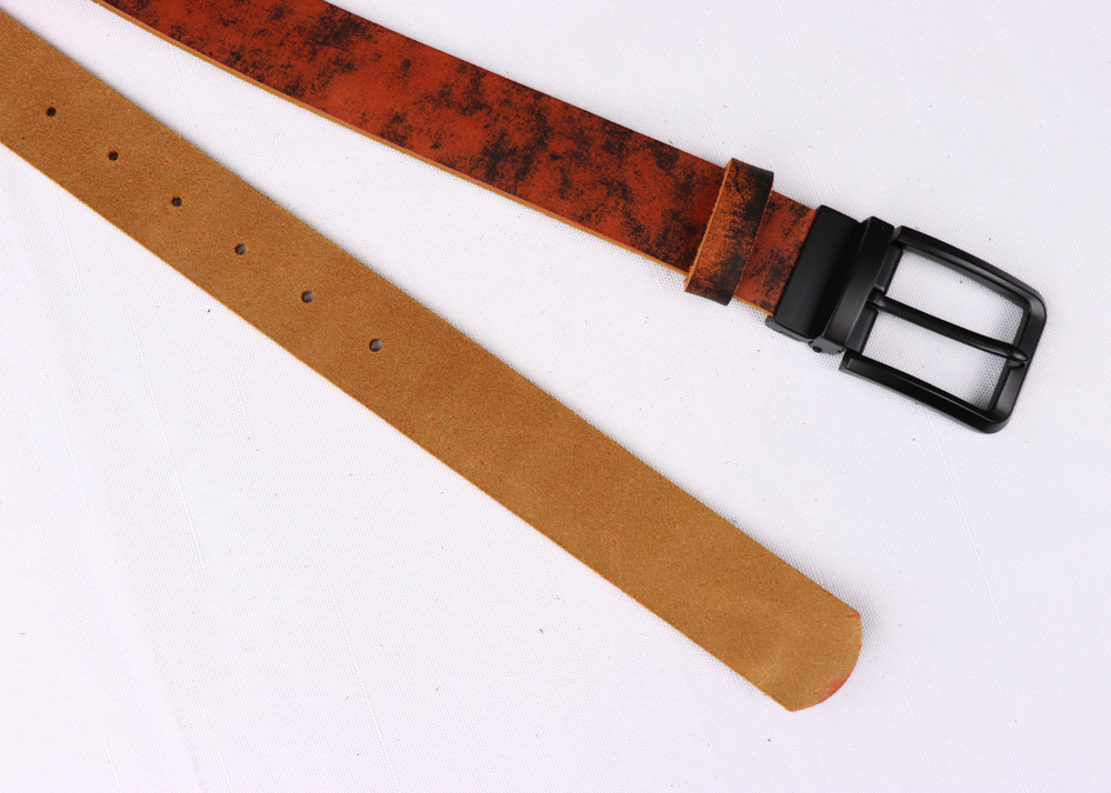 Ремень рыжий лофт