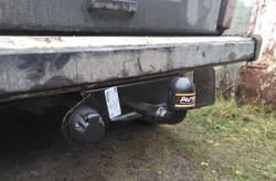 Фаркоп для Lada 4x4, 2121, 21213, 21214, 2131, 2329 1977- Тип шара: H (несъемный сварной). Нагрузки: 800/50 кг, VAZ-51