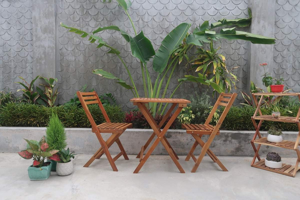 Набор садовой мебели из акации, 3 предмета, TP2043.0.1