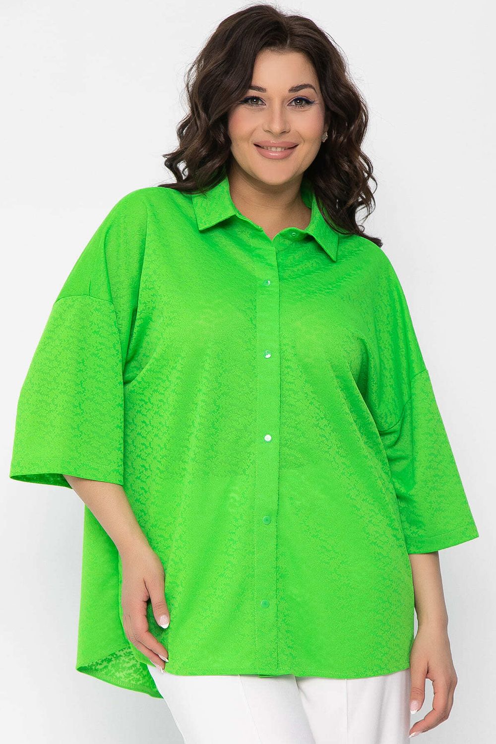 Рубашка Медея (зеленое яблоко) Б13555-13М LT Collection