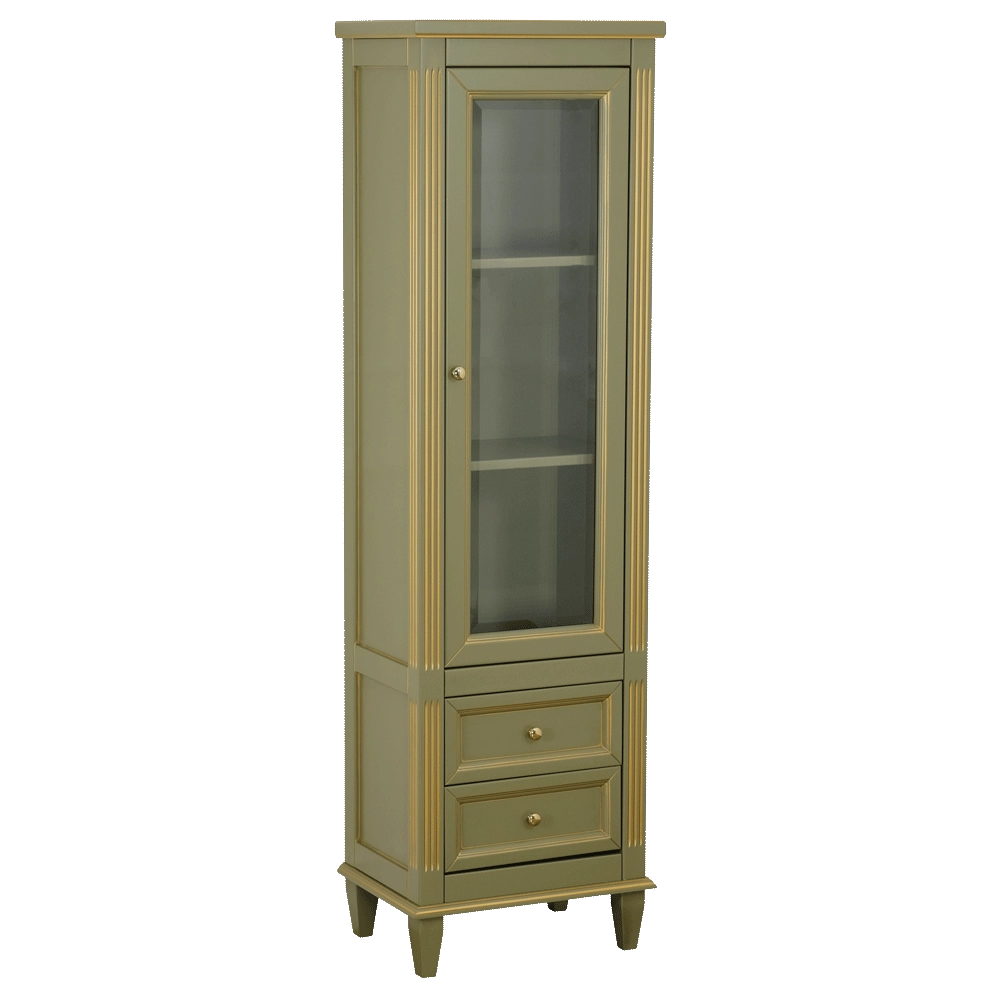 Шкаф-витрина Migliore Kantri 26718 цвет Oliva 58 см