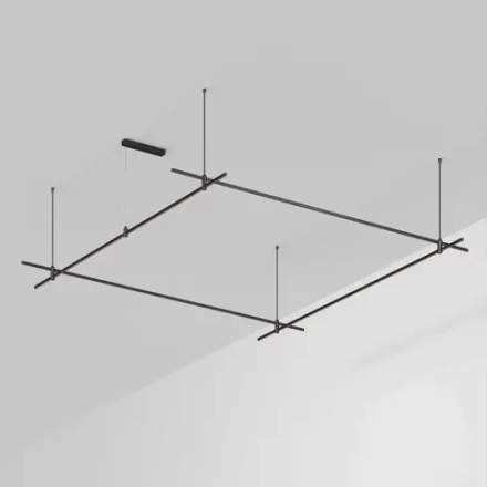 Основание ART-APRIORI-QUADRAT-ROD-800-3000x3000 (BK) (Arlight, IP20 Металл, 3 года) 048525