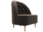 Кресло Амиса, Коричневый\Бежевый, Велюр, 110042