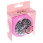 Расческа массажная складная «ФЭНТАЗИ», микс 4 дизайна, 6,5*2см (PVC коробка)