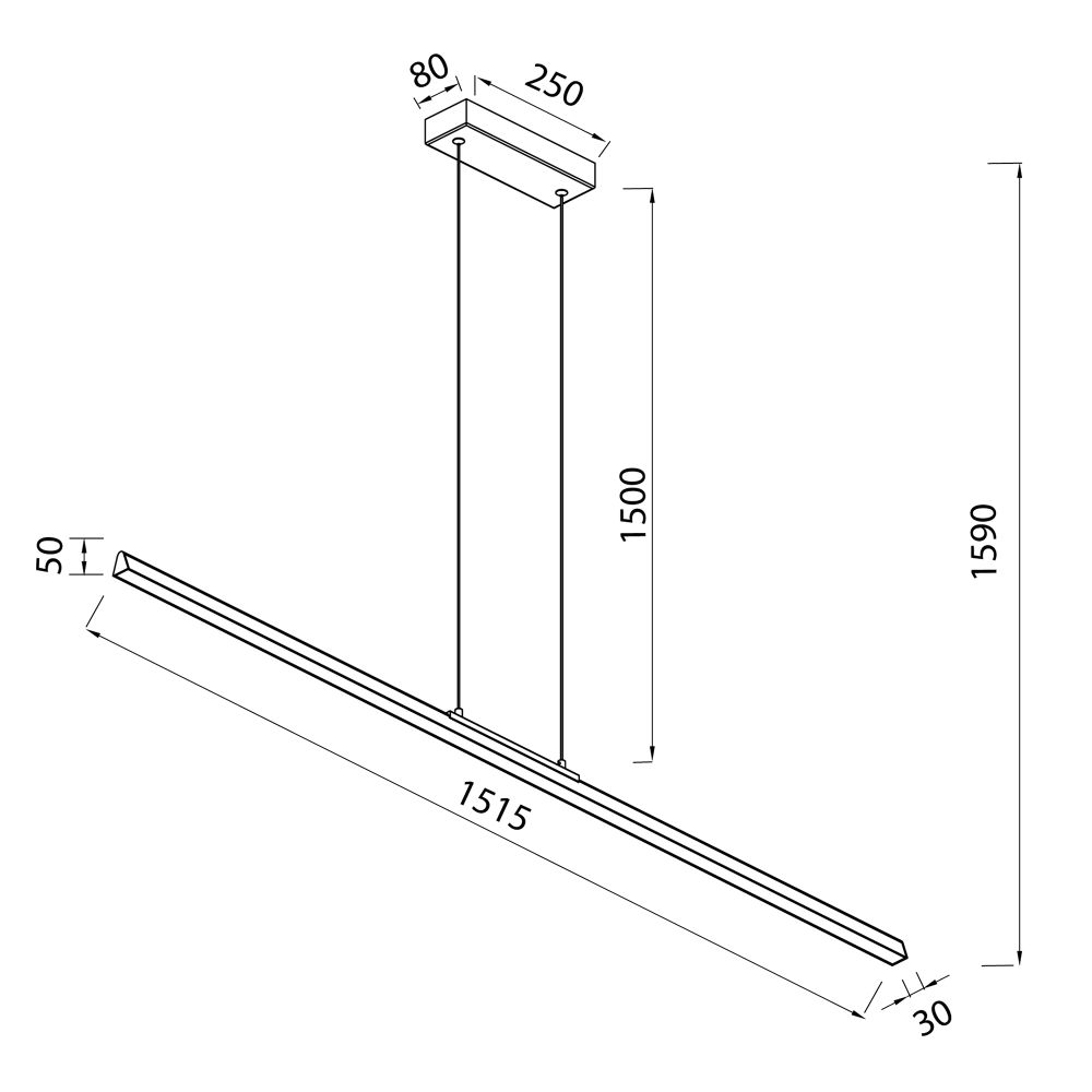 8960 Подвесной светильник LINEAL