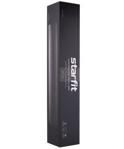 Ролик массажный FA-520, EVA, средняя жесткость, 90х15 cм, черный